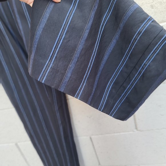 Vince | Dobby Stripe Belted Wide Leg Pants Size 4 - Picture 7 of 12